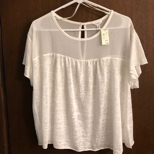 White Aeropostale blouse